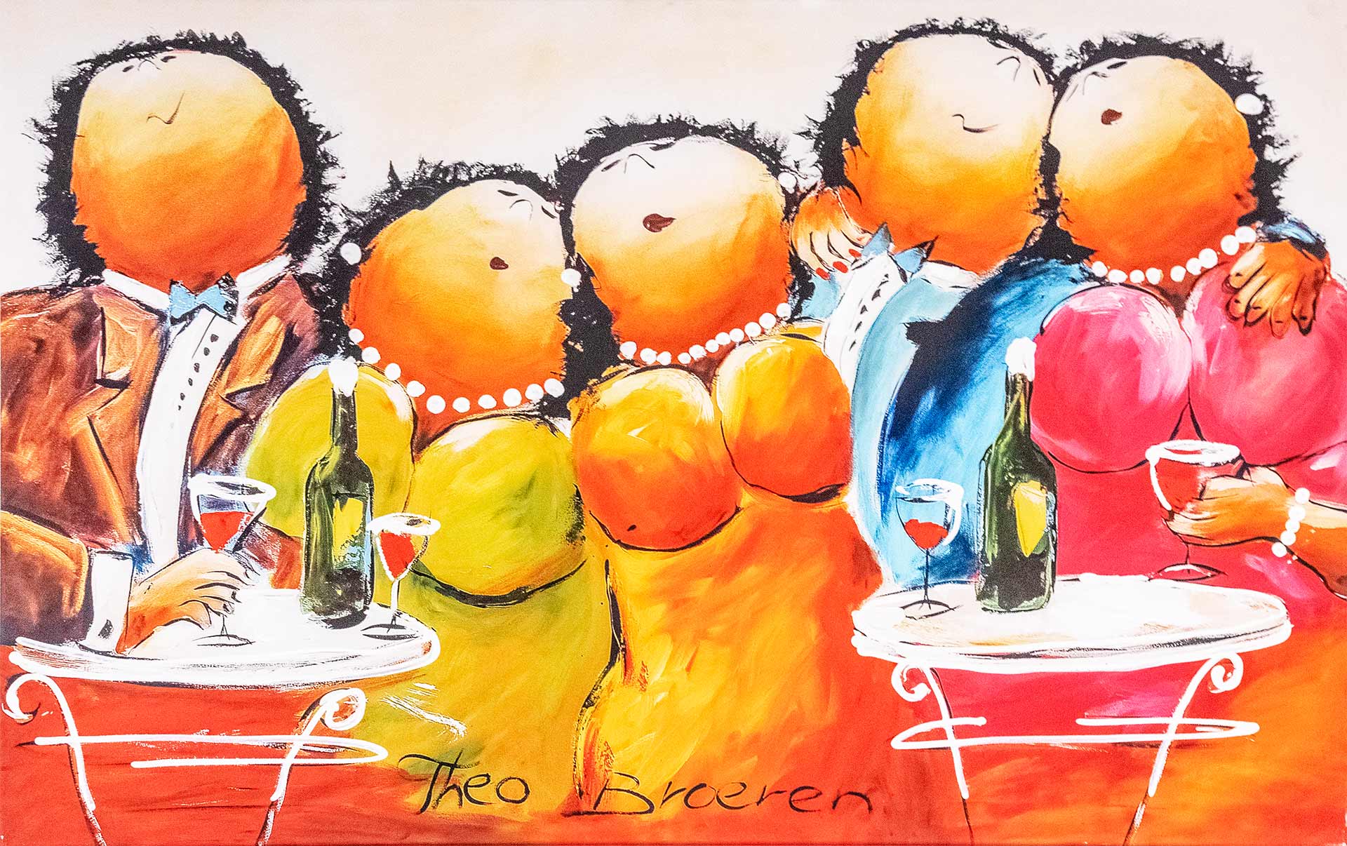 Tielebar catering & verhuur activiteiten theo broeren Tielebar catering & verhuur schilderij theo broeren