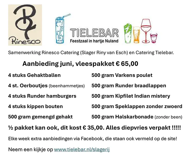 maandaanbieding